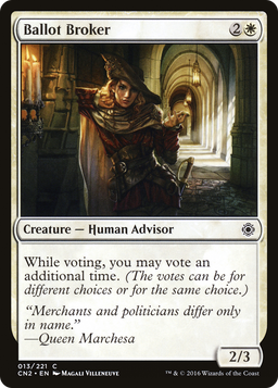 Ballot Broker (CN2-013) - Conspiracy: Take the Crown Foil