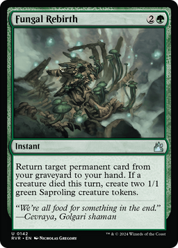Fungal Rebirth (RVR-142) - Ravnica Remastered Foil