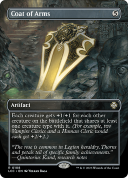Coat of Arms (Borderless) (LCC-108) - The Lost Caverns of Ixalan Commander Foil