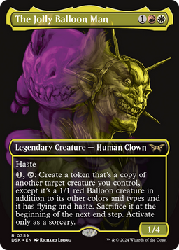 The Jolly Balloon Man (Showcase) (DSK-359) - Duskmourn: House of Horror (Borderless)