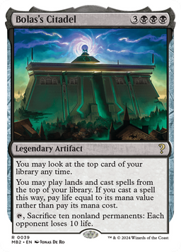 Bolas's Citadel (White Border) (MB2-039) - Mystery Booster 2
