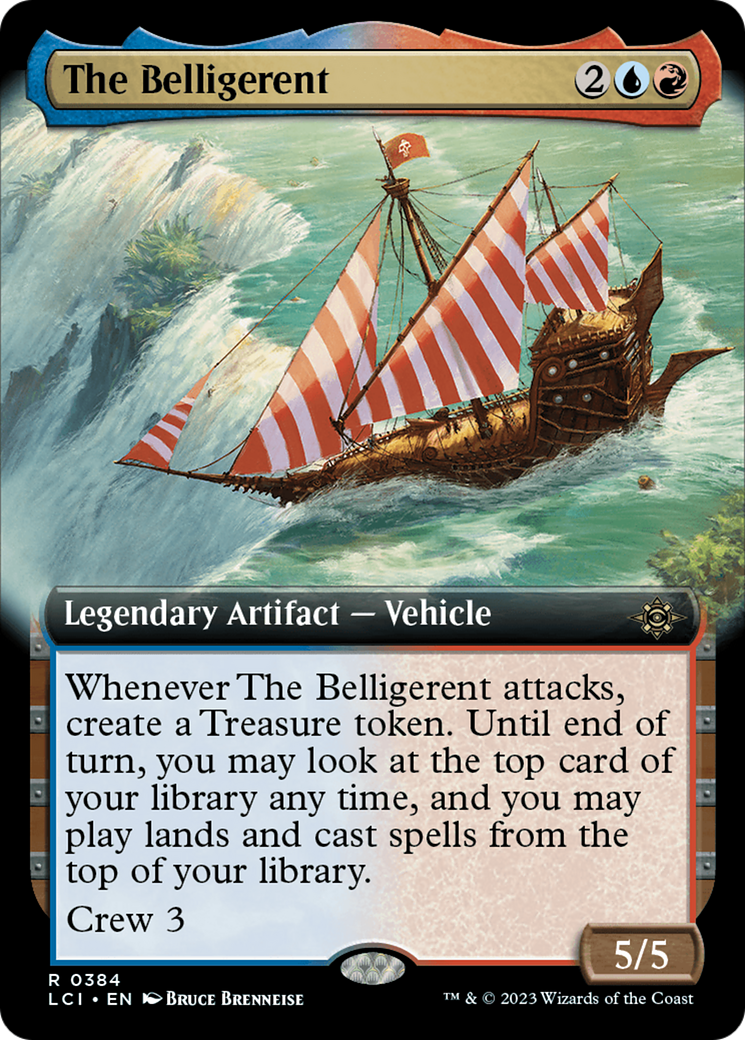 The Belligerent (Extended Art) (LCI-384) - The Lost Caverns of Ixalan: (Extended Art) Foil