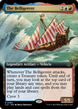 The Belligerent (Extended Art) (LCI-384) - The Lost Caverns of Ixalan: (Extended Art)
