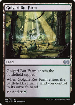 Golgari Rot Farm (2X2-324) - Double Masters 2022