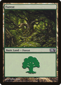 Forest (247) (M12-247) - Magic 2012 Foil