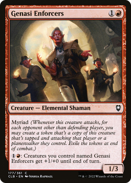 Genasi Enforcers (CLB-177) - Commander Legends: Battle for Baldur's Gate Foil