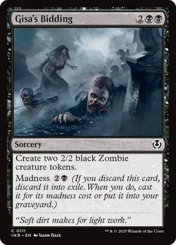 Gisa's Bidding (INR-111) - Innistrad Remastered Foil