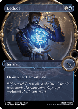 Deduce (Showcase) (MKM-293) - Murders at Karlov Manor: (Showcase) Foil