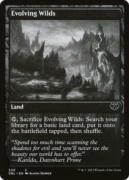 Evolving Wilds (530) (DBL-530) - Innistrad: Double Feature Foil