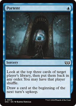 Portent (DSC-074) - Duskmourn: House of Horror Commander