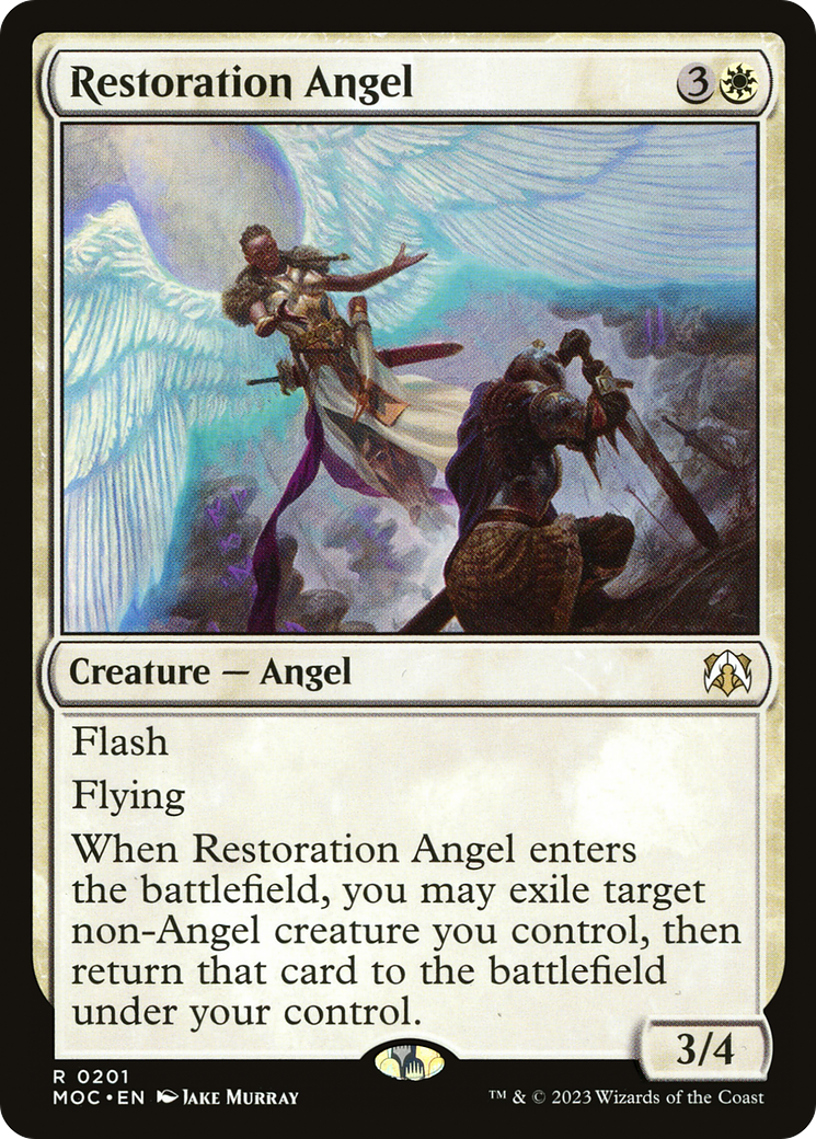 Restoration Angel (MOC-201) - March of the Machine Commander