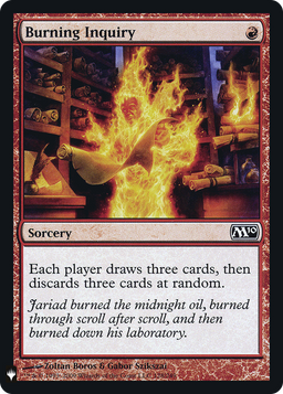 Burning Inquiry (LIST-128) - The List Foil