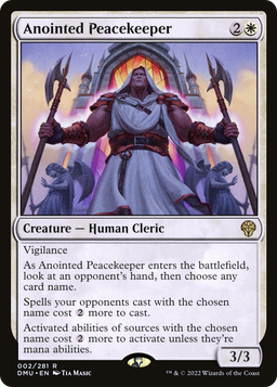 Anointed Peacekeeper (DMU-002) - Dominaria United