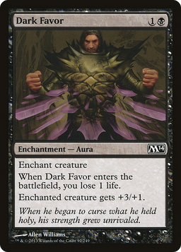 Dark Favor (M14-092) - Magic 2014