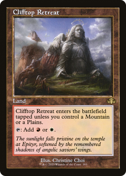 Clifftop Retreat (Retro Frame) (DMR-393) - Dominaria Remastered Foil