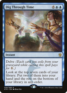 Dig Through Time (KTK-036) - Khans of Tarkir Foil
