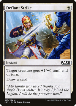 Defiant Strike (M21-015) - Core Set 2021