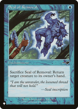 Seal of Removal (LIST-NEM-42) - The List