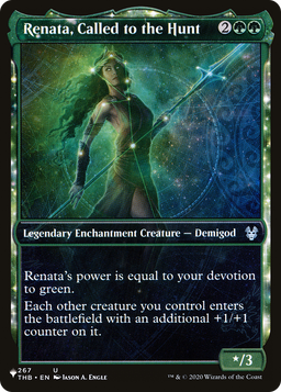 Renata, Called to the Hunt (Showcase) (LIST-267/254) - The List: (enchantment, Showcase)