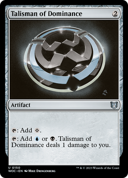 Talisman of Dominance (WOC-150) - Wilds of Eldraine Commander