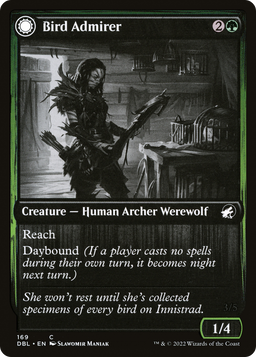 Bird Admirer (DBL-169) - Innistrad: Double Feature: (Double Faced Transform)