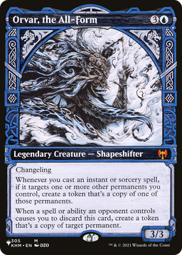 Orvar, the All-Form (Showcase) (LIST-305/285) - The List: (Showcase)