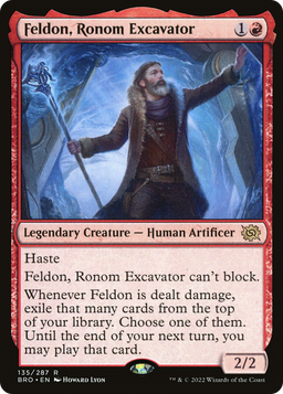 Feldon, Ronom Excavator (BRO-135) - The Brothers' War Foil