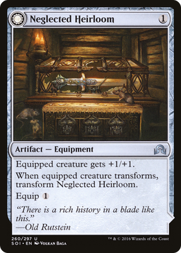 Neglected Heirloom (SOI-260) - Shadows over Innistrad: (Double Faced Transform)