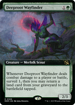 Deeproot Wayfinder (Extended Art) (MOM-369) - March of the Machine: (Extended Art)