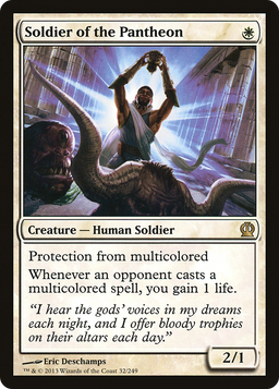 Soldier of the Pantheon (THS-032) - Theros Foil