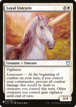 Loyal Unicorn (LIST-004/307) - The List