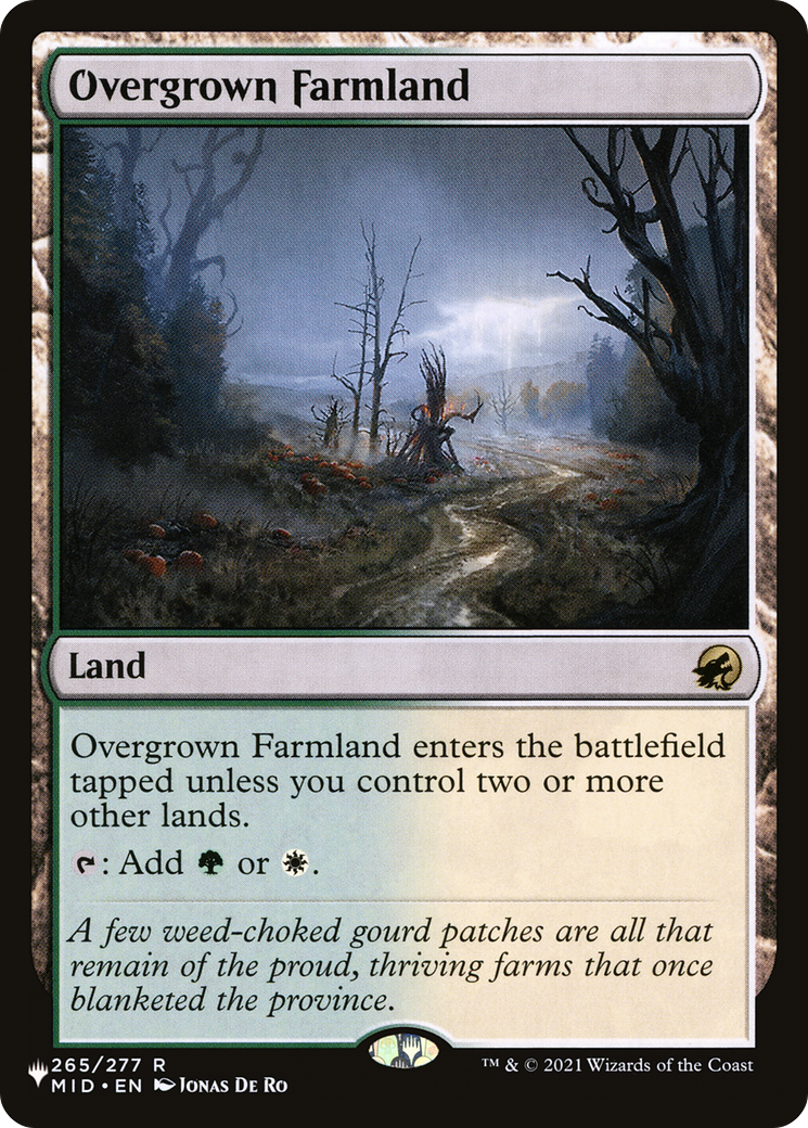 Overgrown Farmland (LIST-265/277) - The List
