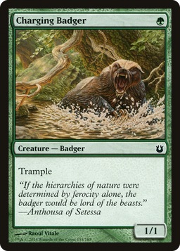 Charging Badger (BNG-118) - Born of the Gods