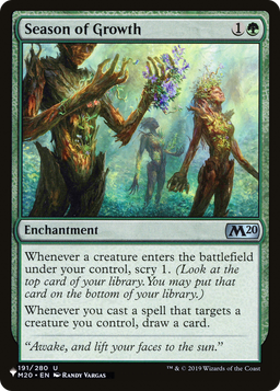 Season of Growth (LIST-191/280) - The List