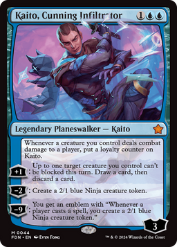 Kaito, Cunning Infiltrator (FDN-044) - Foundations