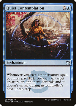 Quiet Contemplation (KTK-050) - Khans of Tarkir