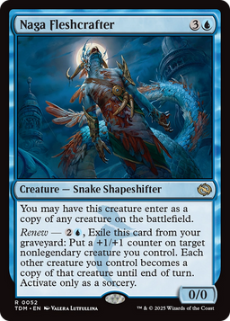 Naga Fleshcrafter (TDM-052) - Tarkir: Dragonstorm Foil