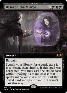 Beseech the Mirror (Extended Art) (WOE-336) - Wilds of Eldraine: (Extended Art)