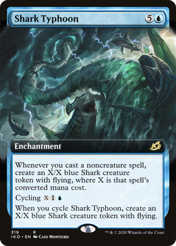 Shark Typhoon (Extended Art) (IKO-319) - Ikoria: Lair of Behemoths: (Extended Art) Foil