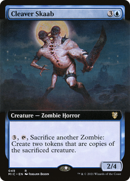 Cleaver Skaab (Extended Art) (MIC-049) - Midnight Hunt Commander: (Extended Art)