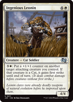 Ingenious Leonin (J25-211) - Foundations Jumpstart