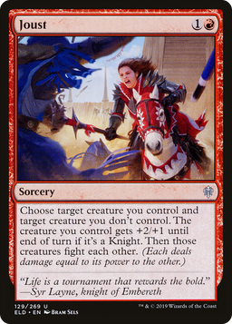 Joust (ELD-129) - Throne of Eldraine