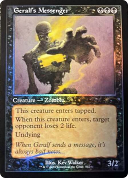 Geralf's Messenger (842) (Retro Frame) (SLD-842) - Secret Lair Drop Foil