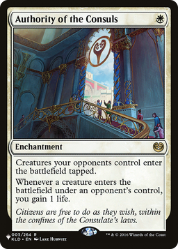 Authority of the Consuls (LIST-005/264) - The List