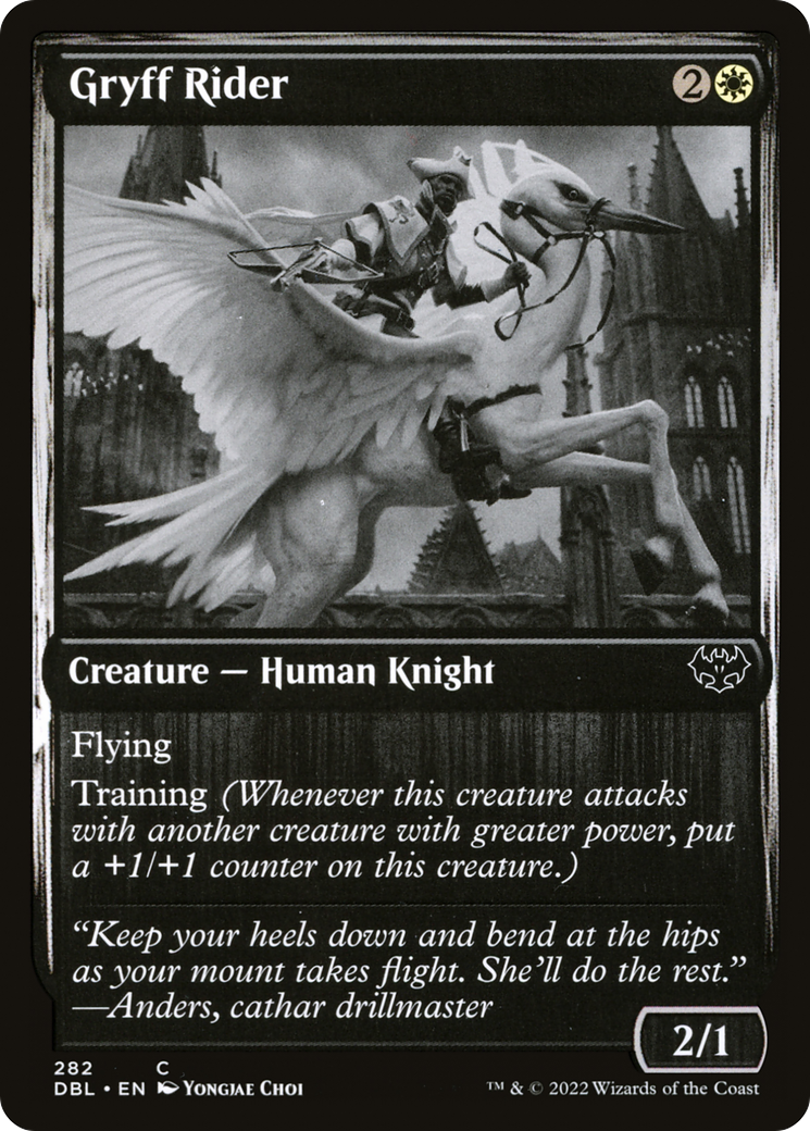 Gryff Rider (DBL-282) - Innistrad: Double Feature Foil