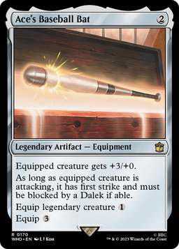 Ace's Baseball Bat (WHO-170) - Doctor Who