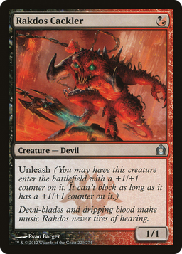 Rakdos Cackler (RTR-220) - Return to Ravnica Foil