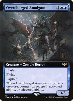 Overcharged Amalgam (Extended Art) (VOW-363) - Innistrad: Crimson Vow: (Extended Art)