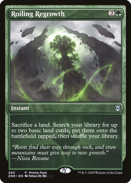 Roiling Regrowth (PPZNR-390) - Zendikar Rising