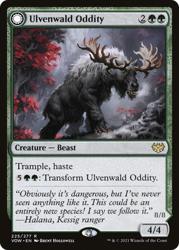 Ulvenwald Oddity (VOW-225) - Innistrad: Crimson Vow: (Double Faced Transform)